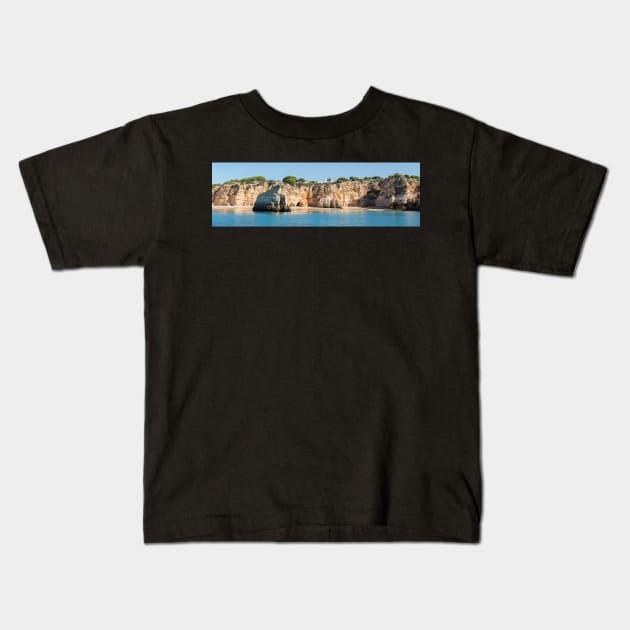 Prainha in Algarve Portugal Kids T-Shirt by homydesign